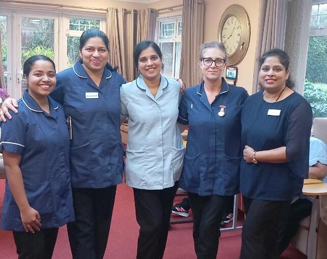 staff at inglewood care home
